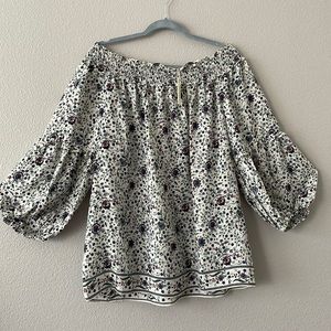 Floral Off Shoulder Top